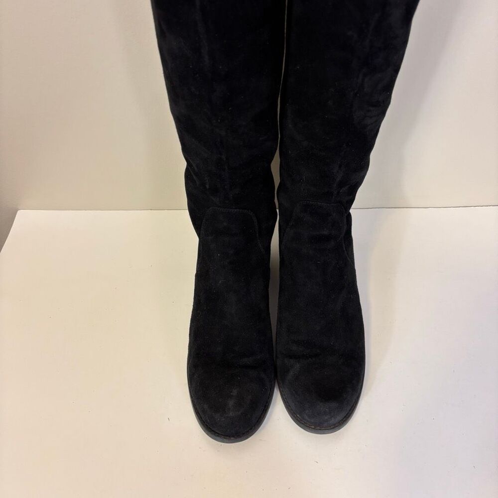 Stuart Weitzman Black Suede Over The Knee‎ Tall Boots Size 8.5 - Picture 8 of 11